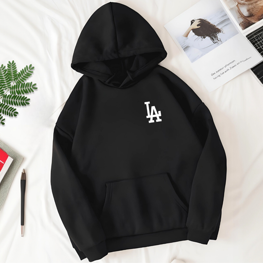 Blusa Moletom LA Premium Bolso e Capuz Unissex Masculino Feminino