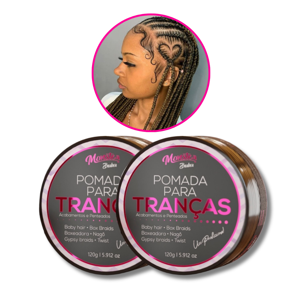 Cera Modeladora 150g p/ tranças nagõ box braids baby hair, cera incolor ...