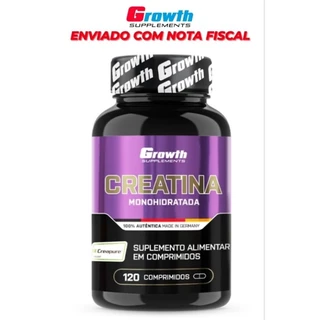 Creatina Creapure 120 Cápsulas - Growth Supplements