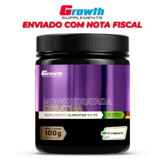Creatina Monohidratada (Creapure) 100g Growth Original - Growth Supplements