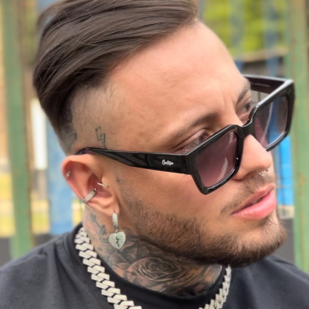 Óculos de Sol Quadrado Unissex Com UV400 - Milão