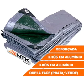 Lona Multiuso 4x3 M Cobertura Reforçada Impermeável Nautika