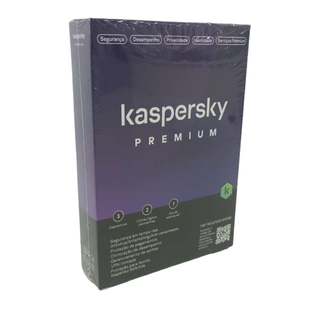 Kaspersky Antivírus PREMIUM - 10 Dispositivos - 1 Ano c/ NF