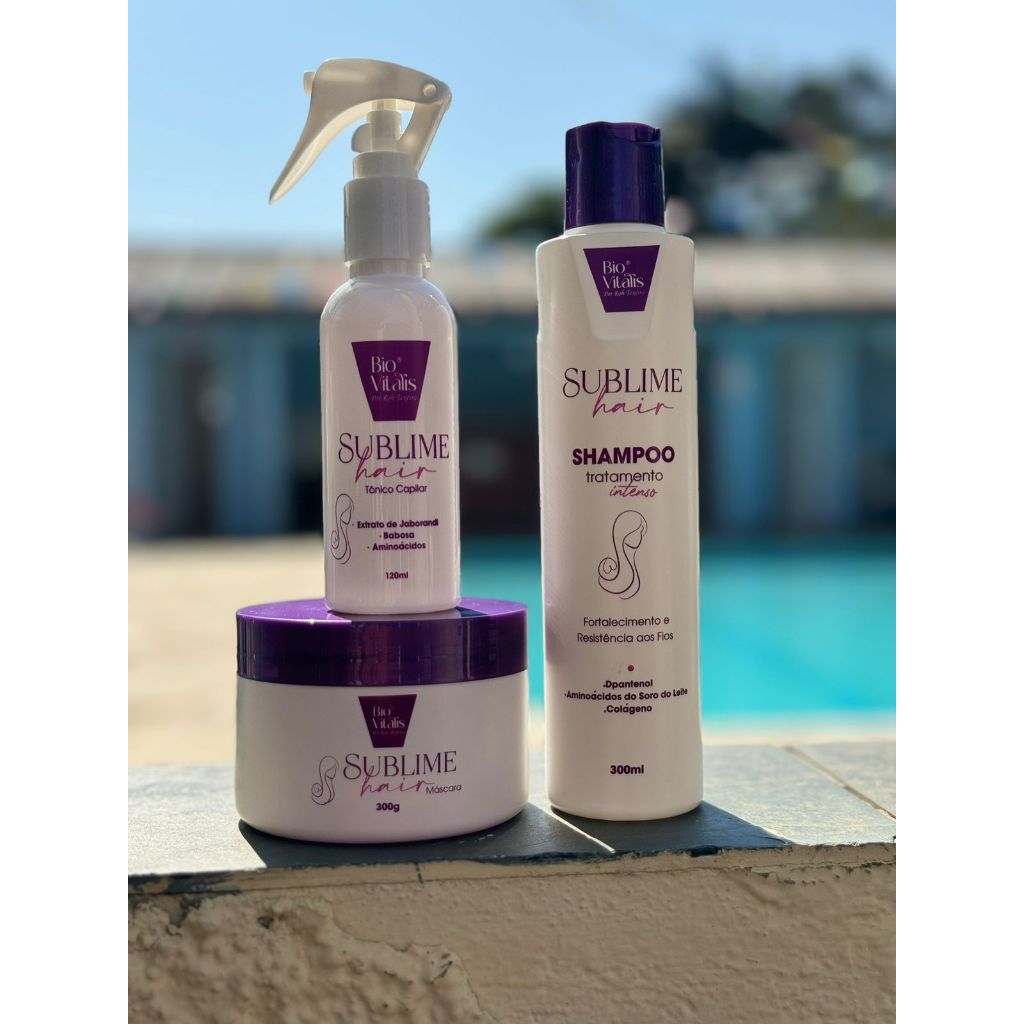 kit shampoo Máscara Tônico+ Sublime hair Caps | Shopee Brasil