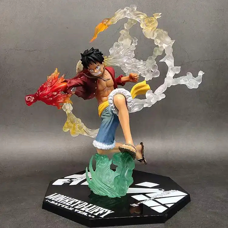 One Piece Anime Monkey D Luffy Action Model, Boneco PVC Coleção de Alta