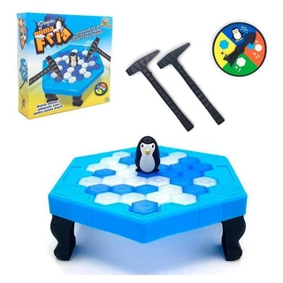 Jogo Quebra Gelo Pinguim Numa Fria Blocos Brinquedo Batendo Cubos de Gelo Tamanho Grande Art Brink em Oferta na Shopee