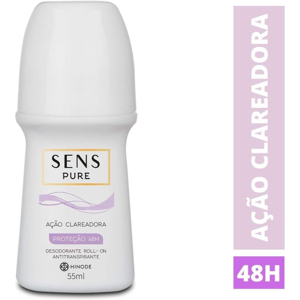 Desodorante Roll-On Antitranspirante Sens Pure Hinode - 55ml