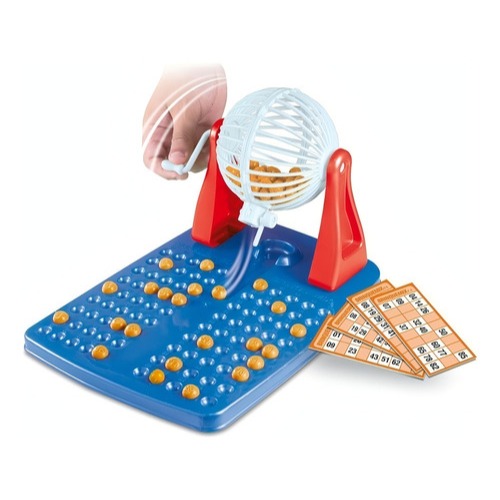 BRINQUEDO INFANTIL BINGO 48 CARTELAS + 90 BOLINHAS GLOBO GIRATÓRIO JOGO PARA CRIANÇA MENINO MENINA COMPLETO