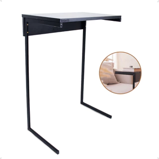 Mesinha Lateral E Apoio De Canto Multiuso Reforçado Para Notebook Cama Sofá