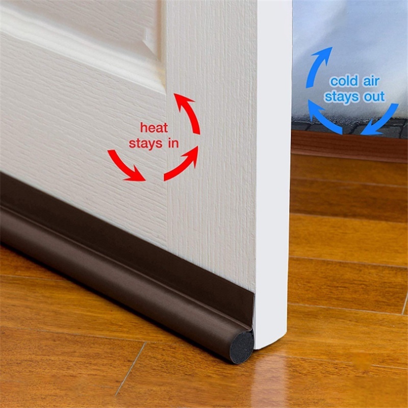 Veda Porta Adesivo Rodo de Porta Impermeável Ajustável 80 cm