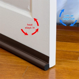Veda Porta Adesivo Rodo de Porta Impermeável Ajustável 80 cm