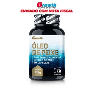 ÓLEO DE PEIXE - ÔMEGA 3 (75 SOFTGEL) - GROWTH SUPPLEMENTS