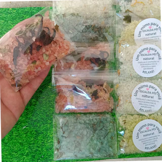 30 Escalda Pés Natural e Artesanal para brindes, envio rápido
