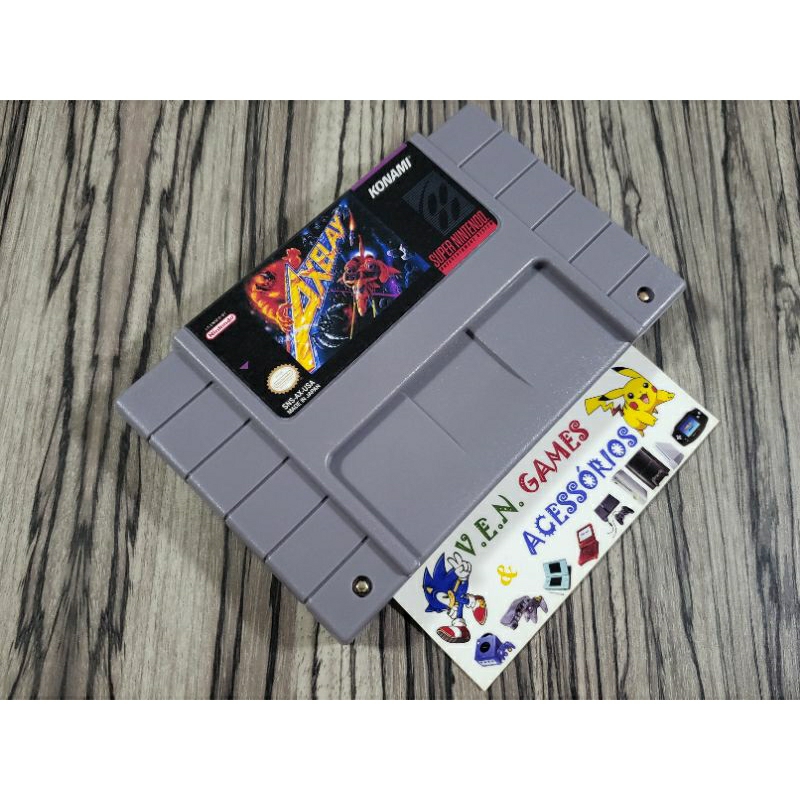 AXELAY P/ SUPER NINTENDO + GARANTIA! E1