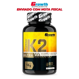 VITAMINA K2 ULTRA 60 CÁPSULAS - GROWTH SUPPLEMENTS