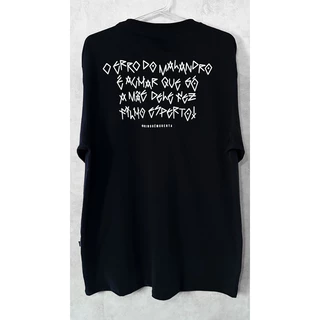 Camiseta Masculina Chronic Original “Malandro” - Preta + NOTA 420