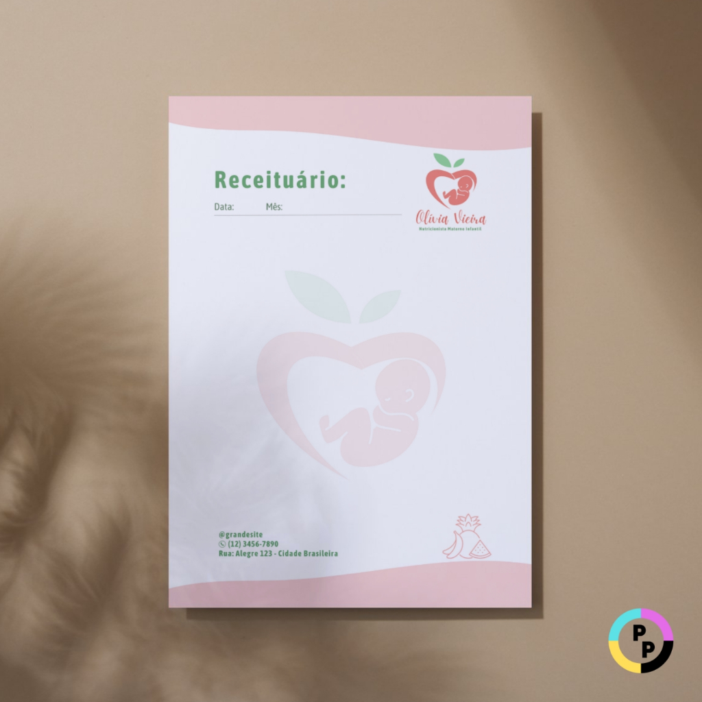 Receituário Personalizado Bloco