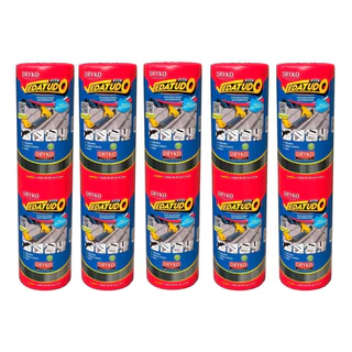 KIT 5x Manta Adesiva Asfaltica Aluminizada Vedatudo 60cmx10m