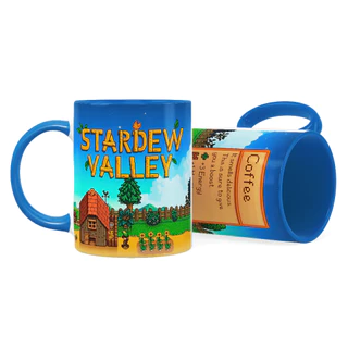 Caneca Gamer Stardew Valley Status Do Café