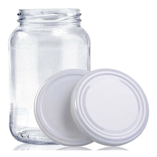 10 Pote De Vidro 600ml de Conserva,palmito,Geleia, Pote de Bolo, Salada, Compota
