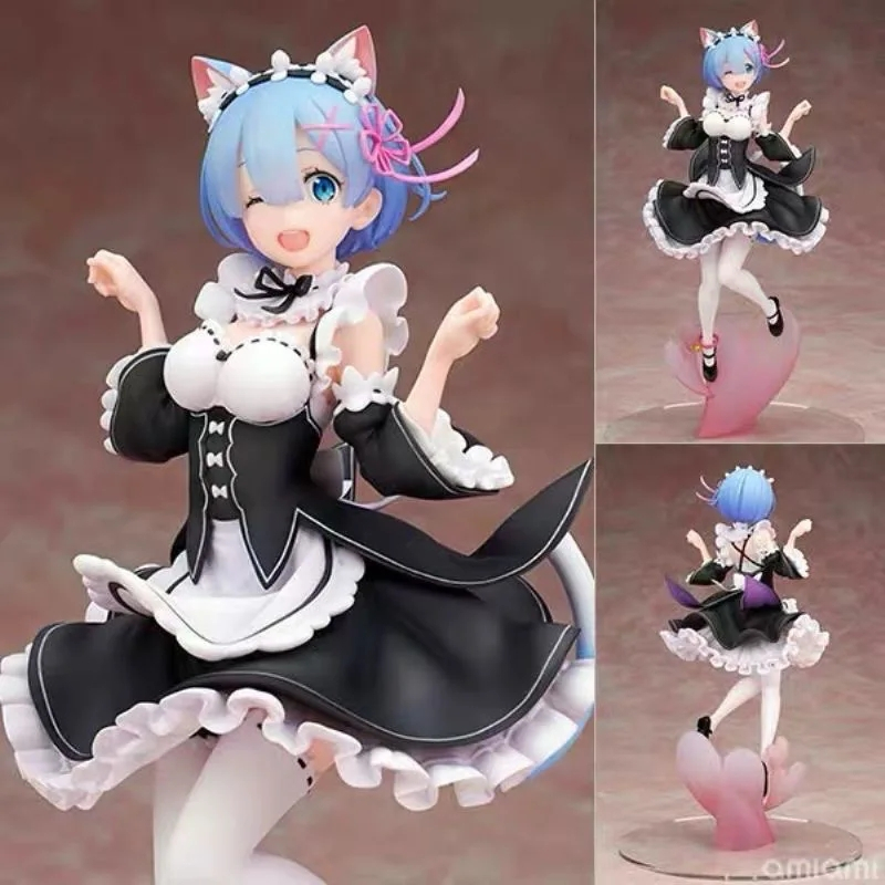 CAOF Boneco Rem 22cm Re:Zero Action Figure (anúncio 4) - Custom Arts