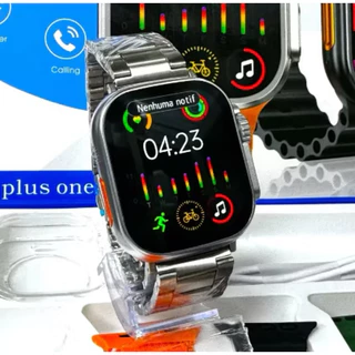 Smartwatch Original W69+ Ultra 2024 Series 10 Tela Amoled Nfc Gps Ilha Dinamica 2gb Relogio Inteligente Para Android e ios