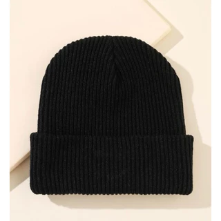 Touca Gorro Inverno Preto Lã Unissex Adulto Básica Moda Estilo e Touca Ninja Motoqueiro
