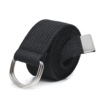 Kit 2 Cinto Masculino Lona Gorgurão Fivela Meia Argola Alta Qualidade Plus Size