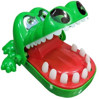Brinquedo Crocodilo Engraçado Boca Jogo Dentista Mordida Dedo Jacaré Roleta Jogo Brinquedo Diversao