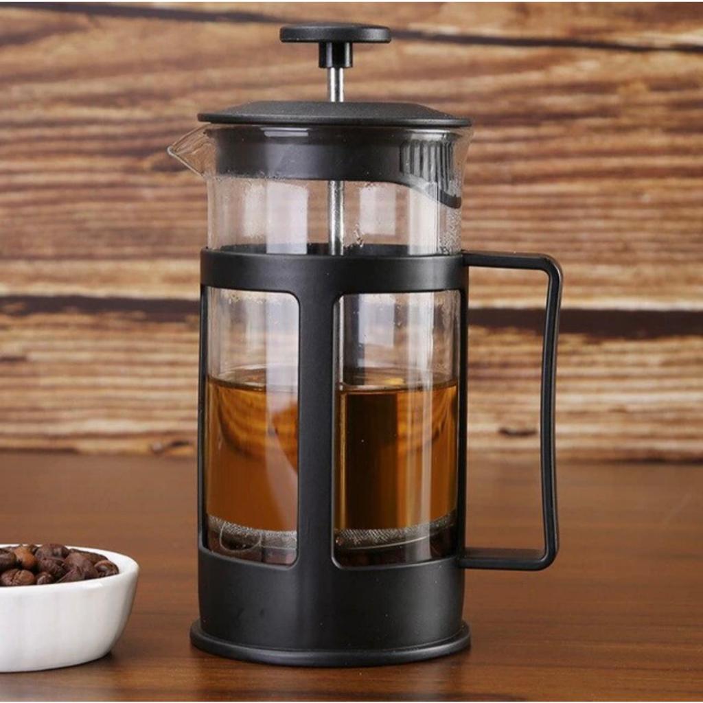 Cafeteira Prensa Francesa Café Chá Em Vidro Capuccino Leite Cremoso Espumador Leite Manual Espumante
