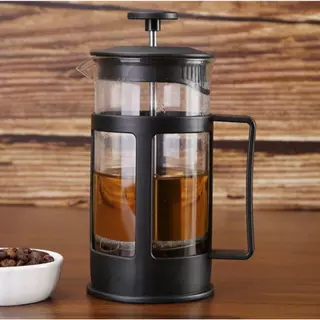 Cafeteira Prensa Francesa Café Chá Em Vidro Capuccino Leite Cremoso Espumador Leite Manual Espumante