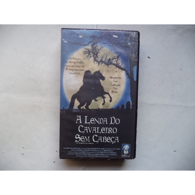 Vhs A Lenda do Cavaleiro Sem Cabeça ( acaria capa ) Original Legendado fita filme suspense Ler Descrição Anuncio