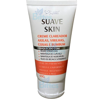 Creme Suave Skin Clareador De Virilhas Suave Fragrance Cosméticos 60g