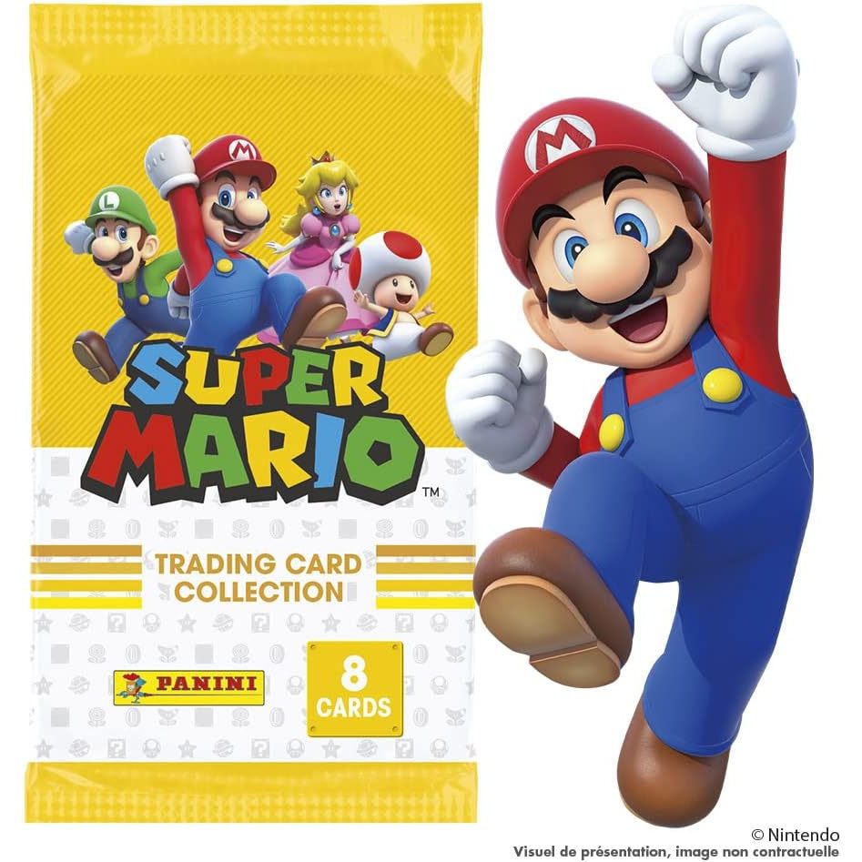 8 Cards Coleção Super Mario Panini - Novo Lacrado