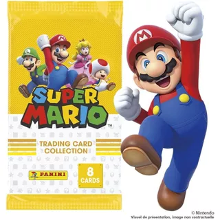 8 Cards Coleção Super Mario Panini - Novo Lacrado