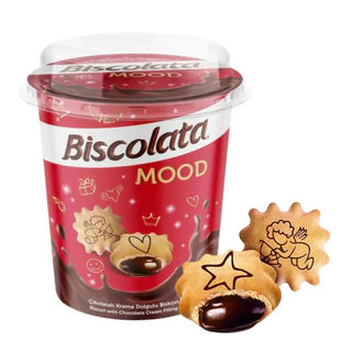 Pote Biscoito Biscolata Mood Ao Leite Importado Turquia 125g