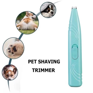 Máquina de Tosa A Pilha Palito para Pata Olhos Orelha Pet Cão Gato Profissional Aparador De Pelos Cortador Máquina a Pilha