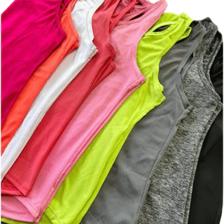 Kit 2 Regata Dry Proteção UV Feminina Treino Academia Furadinha Esporte Confortável Roupas Femininas
