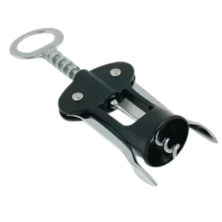 Abridor Saca Rolhas Reforçado Garrafa Vinho Metal Cozinha Cromado Aço Inox Prático Rápido em Oferta na Shopee