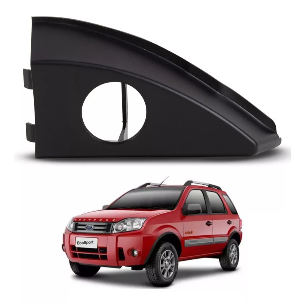Acabamento Interno Retrovisor Ecosport 2003/ 2012 Manual Esquerdo ...