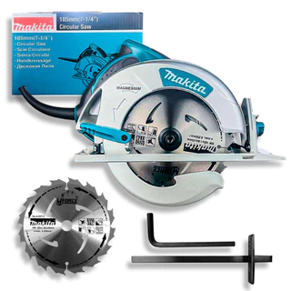 Serra Circular Elétrica Makita 5007MG/5902B 185mm 1650W a 1800W Ideal para Cortes de Madeiras em Oferta na Shopee