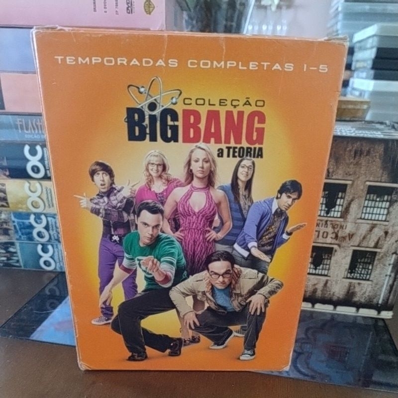 DVD Big Bang a Teoria Box/Coleção.. Temporada 1 - 5 Completas. | Shopee ...