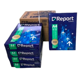 Kit Papel Sulfite A4 75g Resma 500 Folhas Report