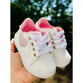 Tênis Bebê Menina Infantil Delicado Brilho Baby