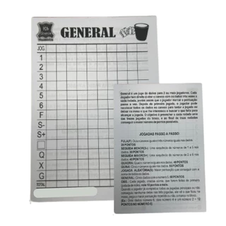 Jogo General Bloco Anotações