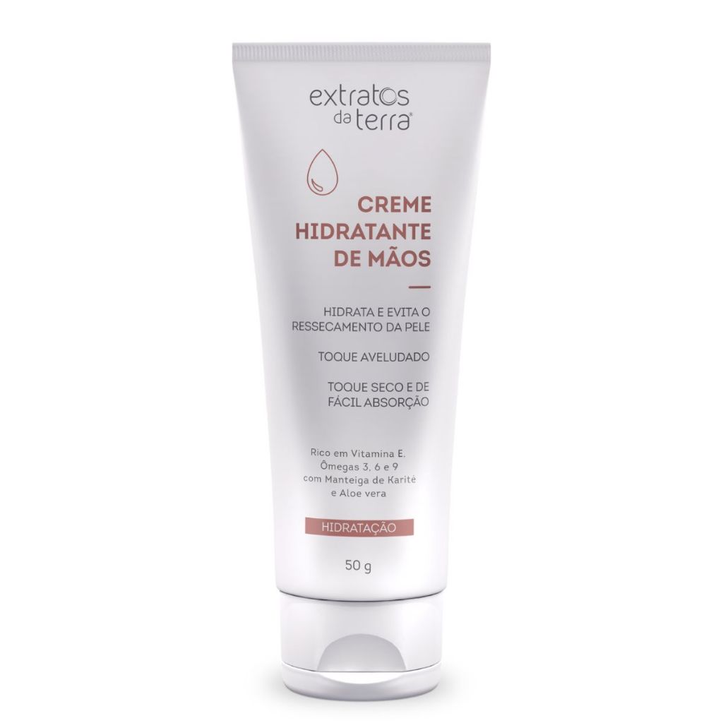 Creme Hidratante De Mãos Rejuvenescedor Extratos Da Terra | Shopee Brasil