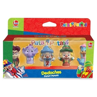 Dedoches Patati Patata Miniaturas 5 Peças - Líder Brinquedos