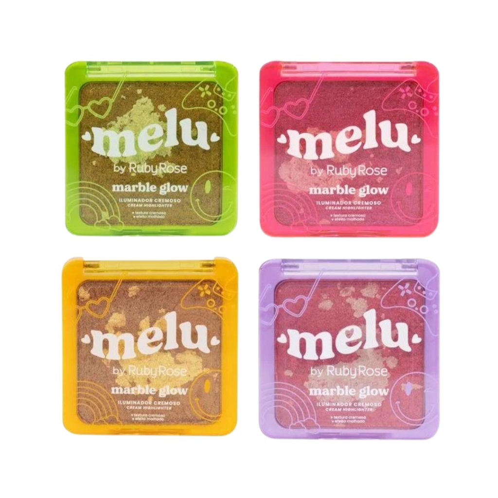 Iluminador cremoso Marble Glow Melu by Ruby rose