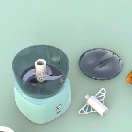 Mini Processador Triturador De Alimentos E Batedor De Ovos Elétrico - 250ML