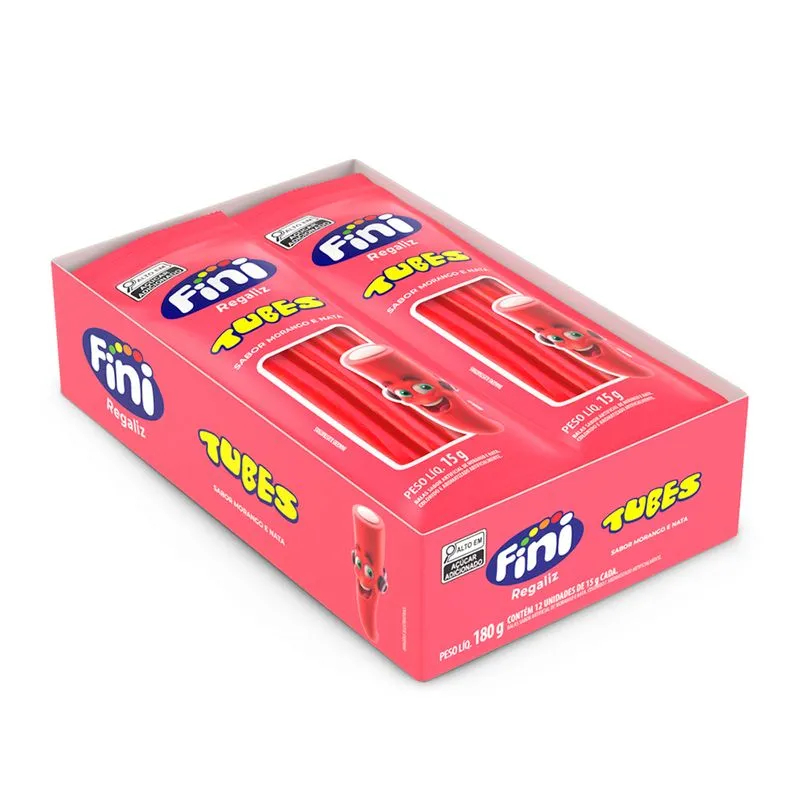 Fini Display Morango e Nata c/ 12 unidades | Shopee Brasil